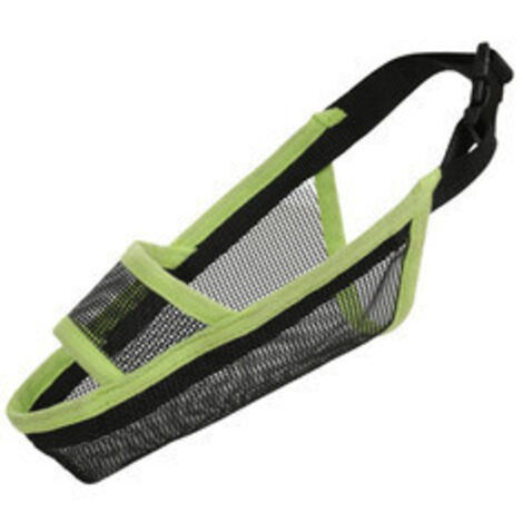 Masque en nylon pour petit chien, masque pour animal de compagnie buvable respirant(vert  s)