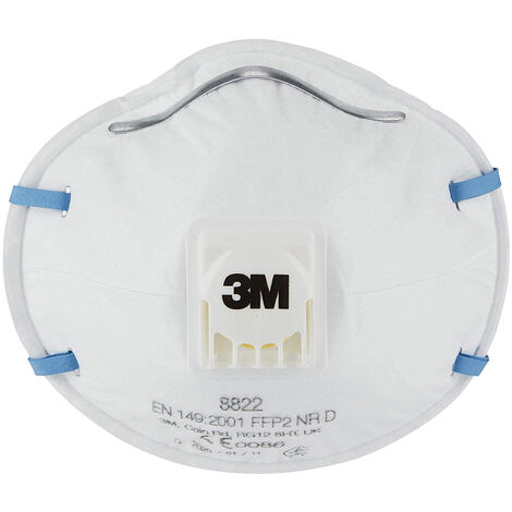 Masque facial jetable 3M FFP2 Classic 8822 -  -