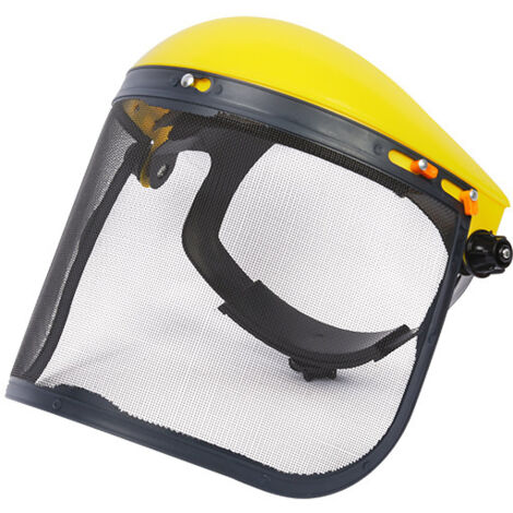 Masque Facial Maille d'Acier, Oreillettes Réglables, Protection Visage Front Oreilles