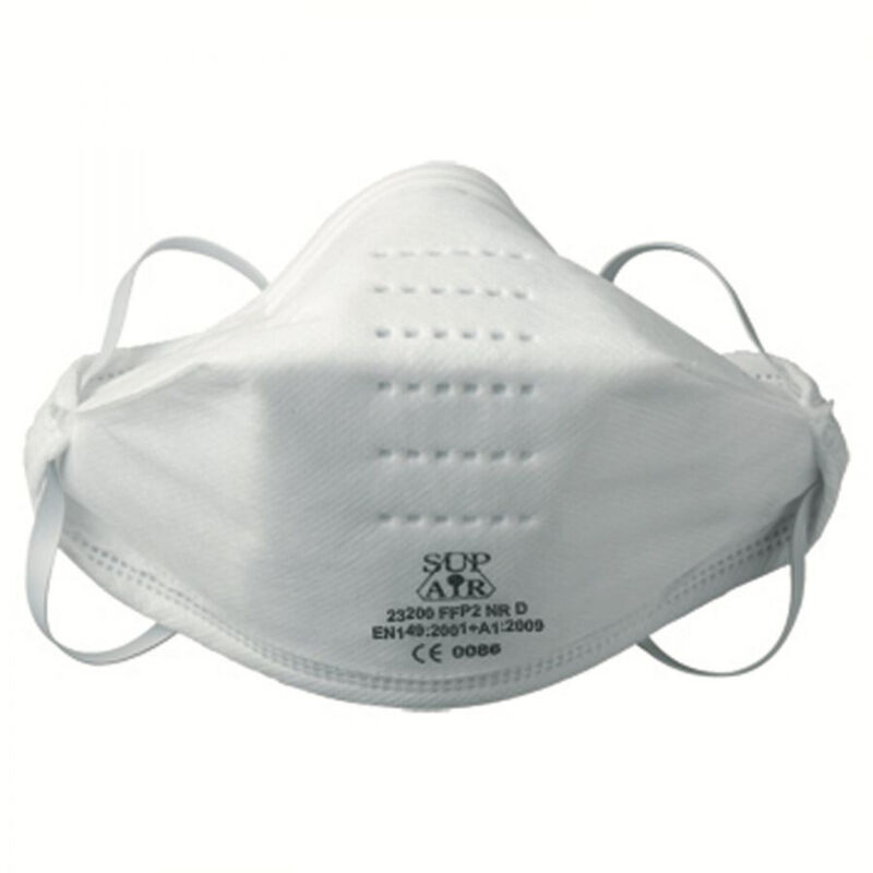 Lot de 12 - Boîte de 20 - Masques FFP2 nr d Pliable valve