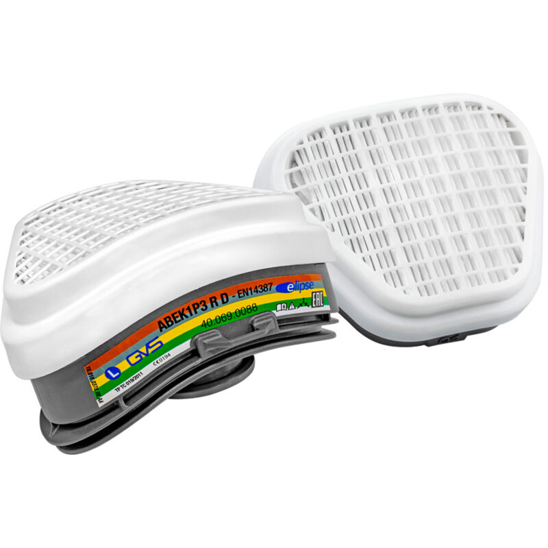 GVS - Filtres pour Masques elipse Integra ABEK1P3 - SPR492 bleu