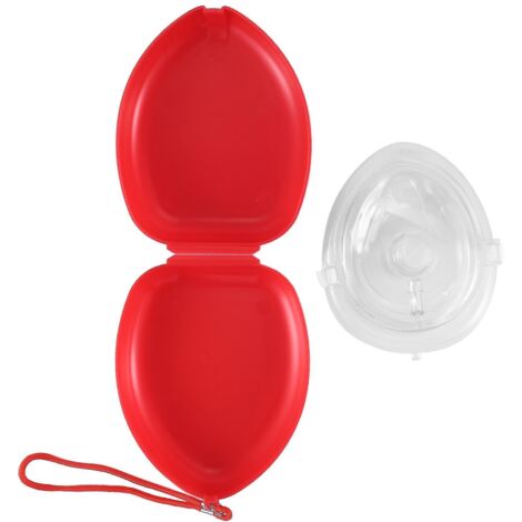 Masque, insufflateur de poche adulte/enfant, mallette rigide, kit de valve unidirectionnelle -