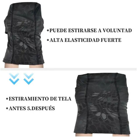 Masque intégral moto anti-vent et respirant, protection UV pour sports extrêmes, noir