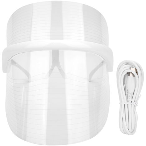 Masque LED Photon Thérapie Lumineuse 3 Couleurs Rechargeable pour Rajeunissement Cutané