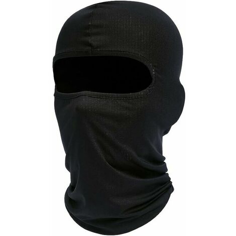 Masque noir, Protection UV, foulard de moto, foulard de cou d'été, hommes et femmes