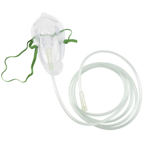Masque 'Š¢ oxygne adulte avec tuyau de 2,1 m