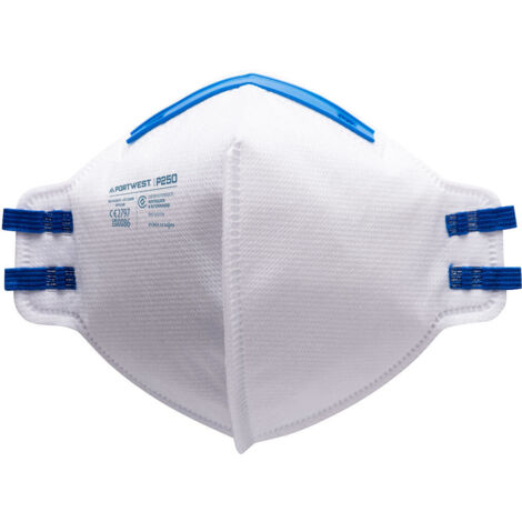 Masque Pliable Ffp2 (20 Pcs) -  Blanc - Portwest