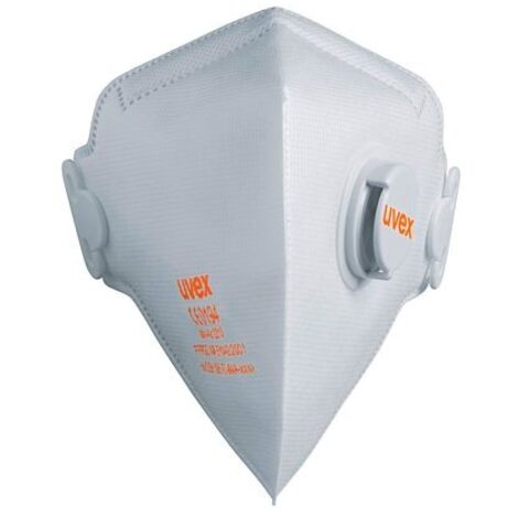 Masque pliable jetable Uvex Silv-Air C 3210 FFP2, avec soupape - Lot de 15