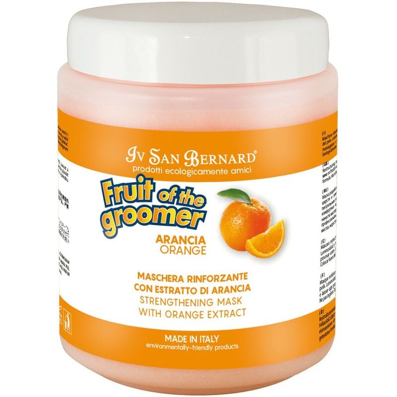 Masque pour les chiens | Fruit of the toiletteur Pek masque Sublime | 1 litre masque orange