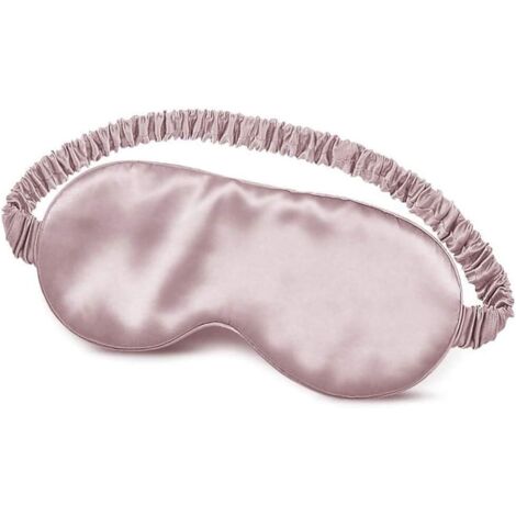 Masque pour les yeux en soie d'ombrage (rose),