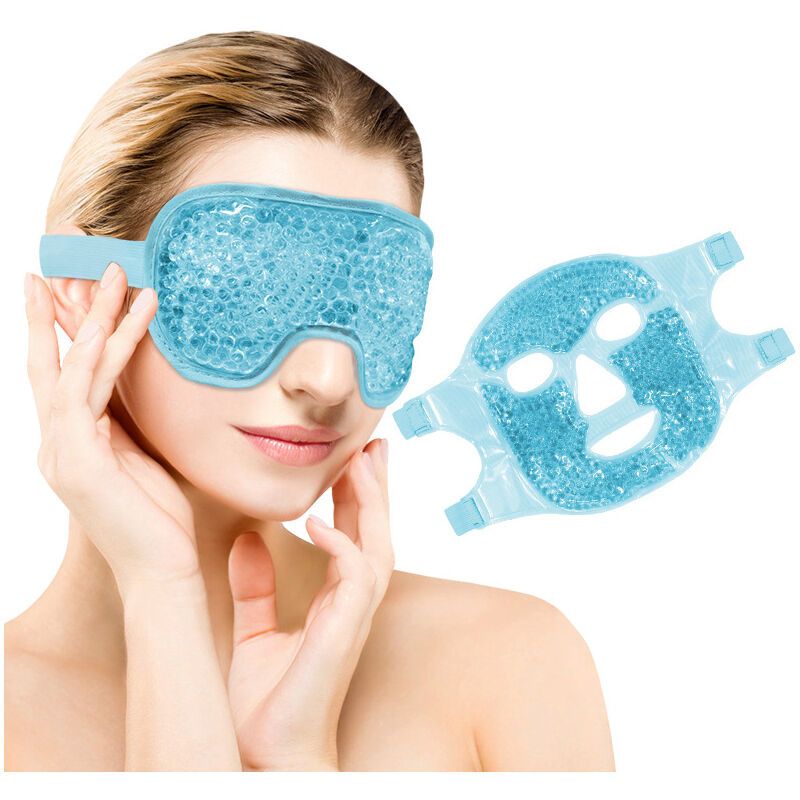 Masque pour les yeux glacé pour réduire les