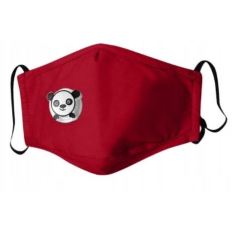 Masque RED PANDA pour enfants + 3 filtres PM 2.5