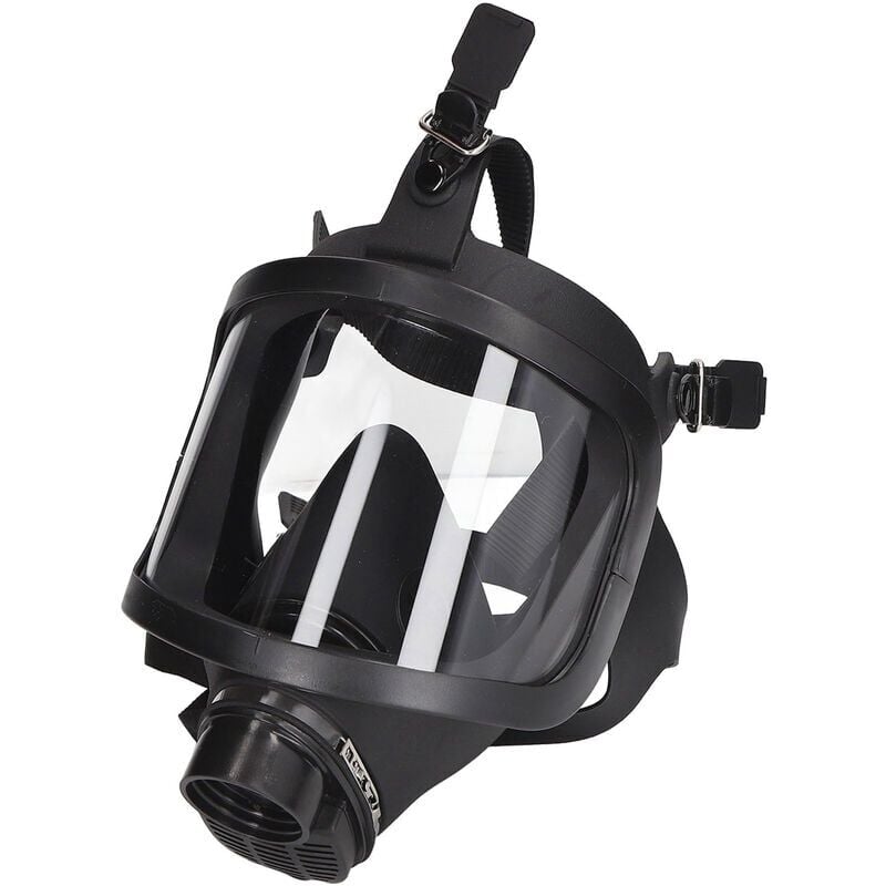 SNQ - Masque respiratoire à gaz, anti-buée, résistant aux chocs, ajustable, connecteur RD40, respirateur de sécurité avec filtre, pour la protection