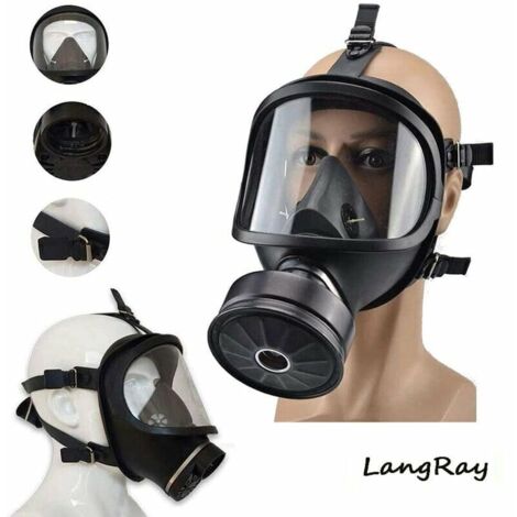 Masque respiratoire à gaz, filtre anti-buée militaire, masque anti-poussière.