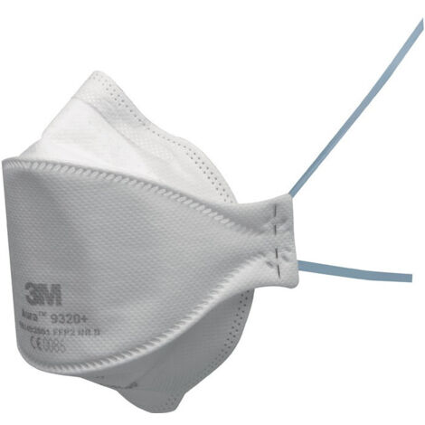 Masque respiratoire Aura™ 9320+ FFP2 NR D sans valve expiratoire.pliable 10 pièces/KT 3M (Par 20)