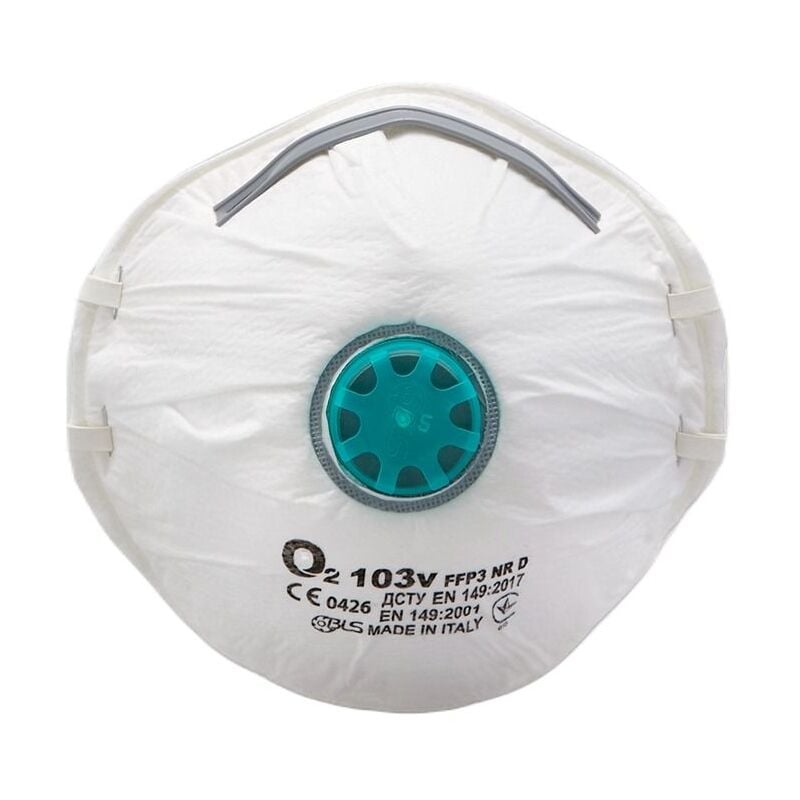 Masque respiratoire BLS série BLS 02 100 Blanc ( Prix pour Boîte de 10 )