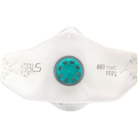 Masque respiratoire BLS série BLS 680next Blanc, taille M/L ( Prix pour Boîte de 10 )