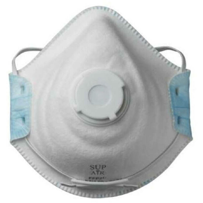 Masque respiratoire coque avec valve FFP2 D SL (boîte de 10 masques) Blanc Unique - Blanc - Sup Air