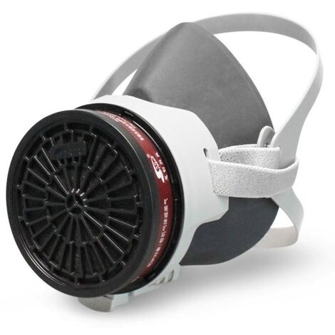 Masque respiratoire gaz et poussière réutilisable avec filtre