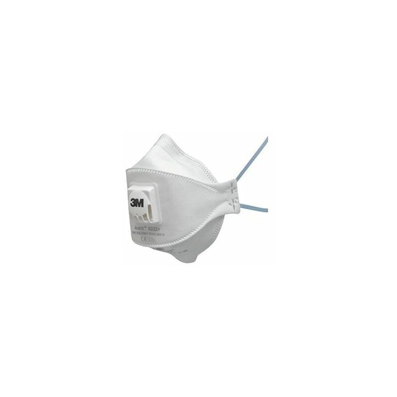 3M - Masque respiratoire jetable FFP2, avec soupape série Aura™ 9300+ ( Prix pour Paquet de 10 )