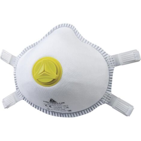 Masque respiratoire jetable Delta Plus FFP2 série M1200VPLUS, avec soupape x Box of 5 ( Prix pour 1 )