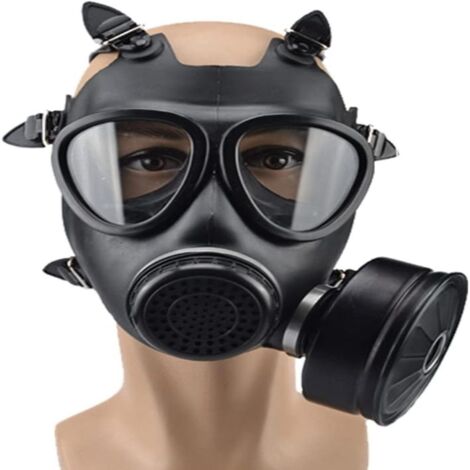 Masque Respiratoire Réutilisable - Demi-visage en Silicone - Filtre Coton Remplaçable - Pour Peinture en Aérosol, Ponçage, Soudage, Travail du Bois - 1 Pièce