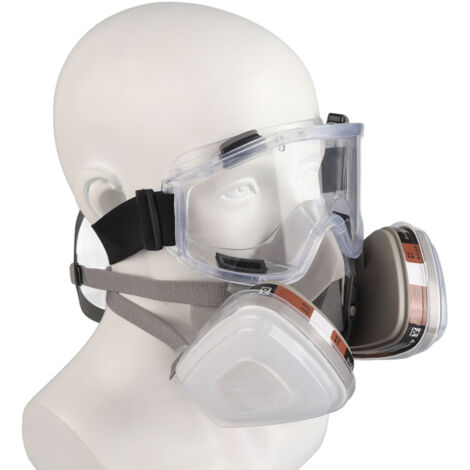 Masque Respiratoire Réutilisable pour Soudure et Découpe - Protection Contre Poussières et Fumées