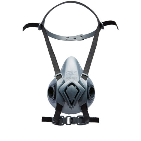 Masque réutilisable BLS série BLS 4000next Noir, Vert, taille S/M ( Prix pour 1 )