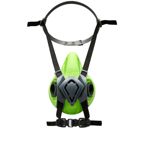 Masque réutilisable BLS série BLS 4000next Noir, Vert, taille S/M ( Prix pour 1 )