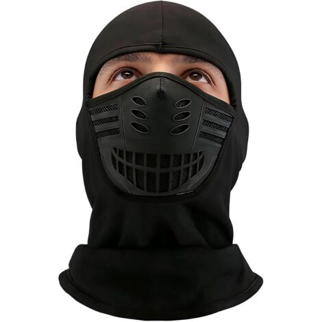 Masque ski femme visage complet – Cagoule chaude anti-vent, sports extérieur temps froid