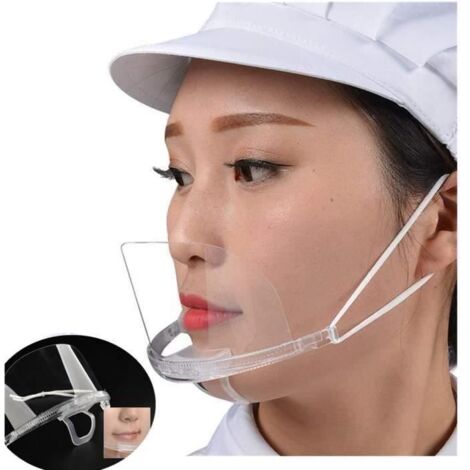 Masque Transparent - Non spécifié - 10 pcs - Anti-buée - Hygiénique - Confortable