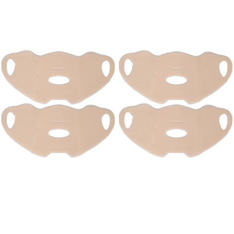 Masque Visage UV 4 Pièces, Protection Solaire et Rafraîchissant en Gel Hydro pour Activités Extérieures
