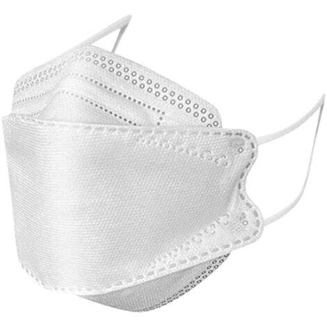 Masques de protection pour adultes et enfants (10/20/50/100 pièces) - Légers et confortables - Blanc
