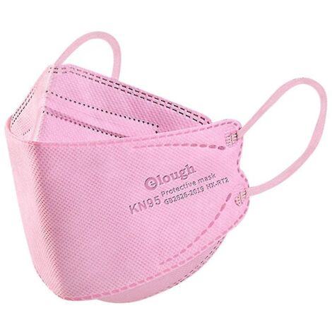 Masques KN95 pour enfants (30 ou 50 pièces) - 4 couches - Rose