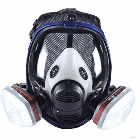Masques respiratoires complets, peintures, produits chimiques et autres protections du travail