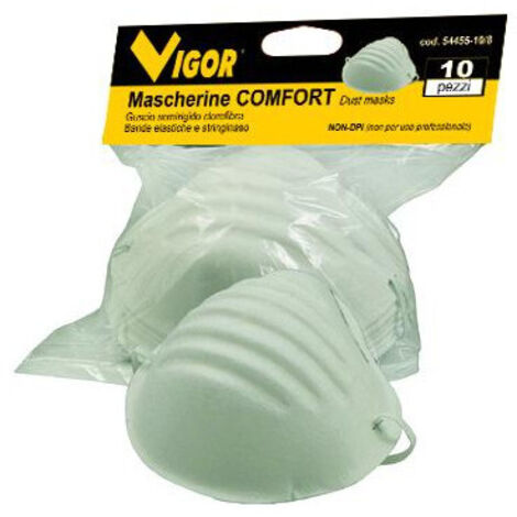 Masques Vigor comfort, non-DPI blister 10 pièces