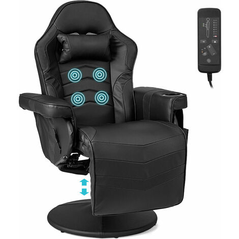 Massage Video Gaming Recliner Chair Ergonomic High Back Office Chair Adjustable