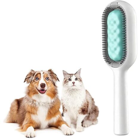 Massagebürste für langhaarige Hunde und Katzen – Entfernt sanft Knoten und lose Haare