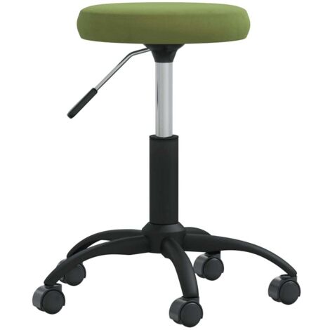 Massagehocker Samt Hellgrün vidaXL153146