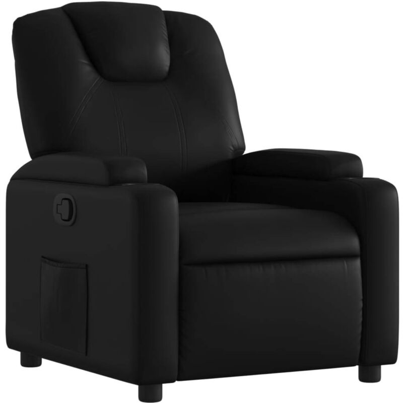 Relaxsessel, Kunstleder, Schwarz Vidaxl