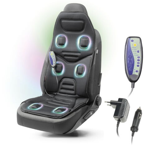Massagesitzauflage Relax Drive, universale PKW Sitzauflage mit 5 Massageprogrammen