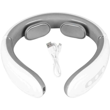 Massageur cervical à impulsions électriques - Vibration et chaleur 3D - Réduction fatigue - Rechargeable - Machine professionnelle