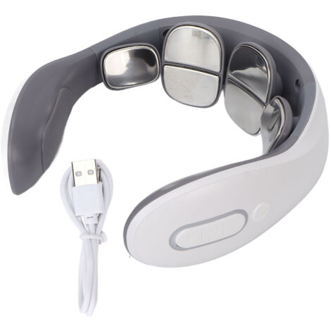 Massageur Cervical avec Compresse Chaude 42°C, 6 Têtes de Massage, Design Ergonomique en U - Idée Cadeau Relaxant