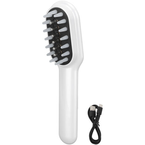 Massageur de Cuir Chevelu Électrique 450mAh 10 Vitesses USB Rechargeable - Stimulateur Pousse Cheveux Hommes Femmes