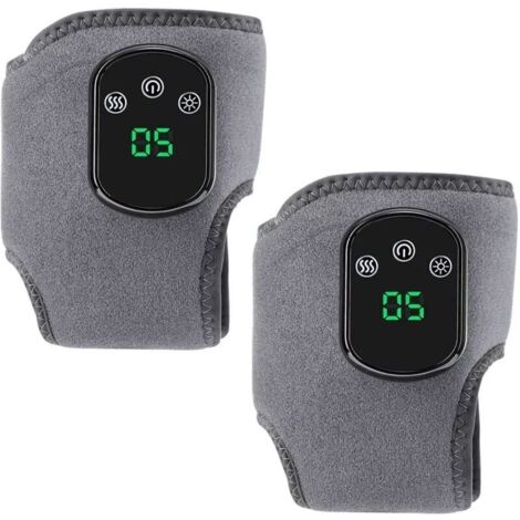 Massageur pieds et chevilles électrique - Vibration et infrarouge - Compression chaude articulations - Soulagement des douleurs