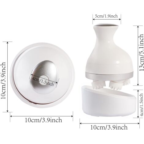 Massaggiatore per la testa del gatto - Silicone morbido - Massaggio delicato - Ricarica USB - Massaggiatore elettrico per animali domestici