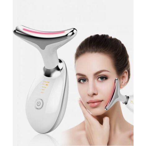Massaggiatore Viso Antirughe Lifting Tonificante Collo Doppio Mento Ricaricabile