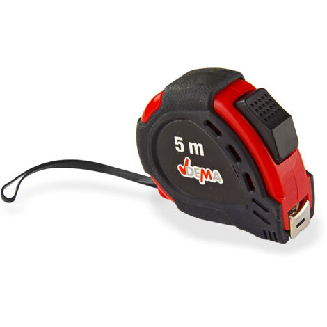 Maßband Bandmaß Rollmaßband 5m Self-Locking Rollenmaßband