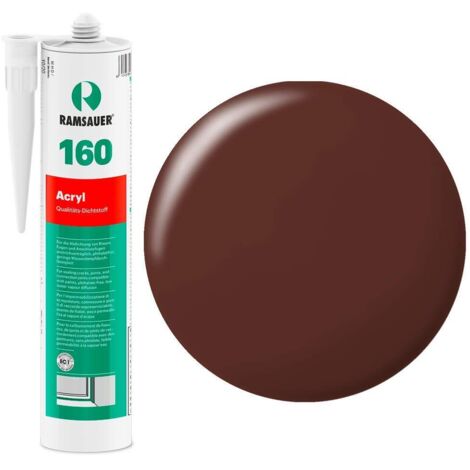 Masse d'EtanchEification plastoElastique Acryl 160 brun foncE pour les joints 310ml