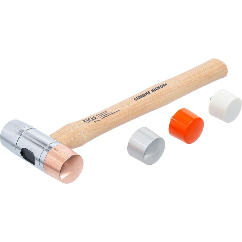 Maillet avec tête interchangeable manche Hickory Ø 35 mm